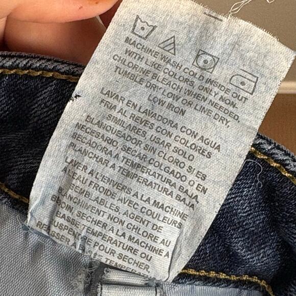 Lee Size 10P 10 Petite Mid Rise Bootcut Medium Wash Denim Flare Jeans Zipper Fly - Picture 6 of 6